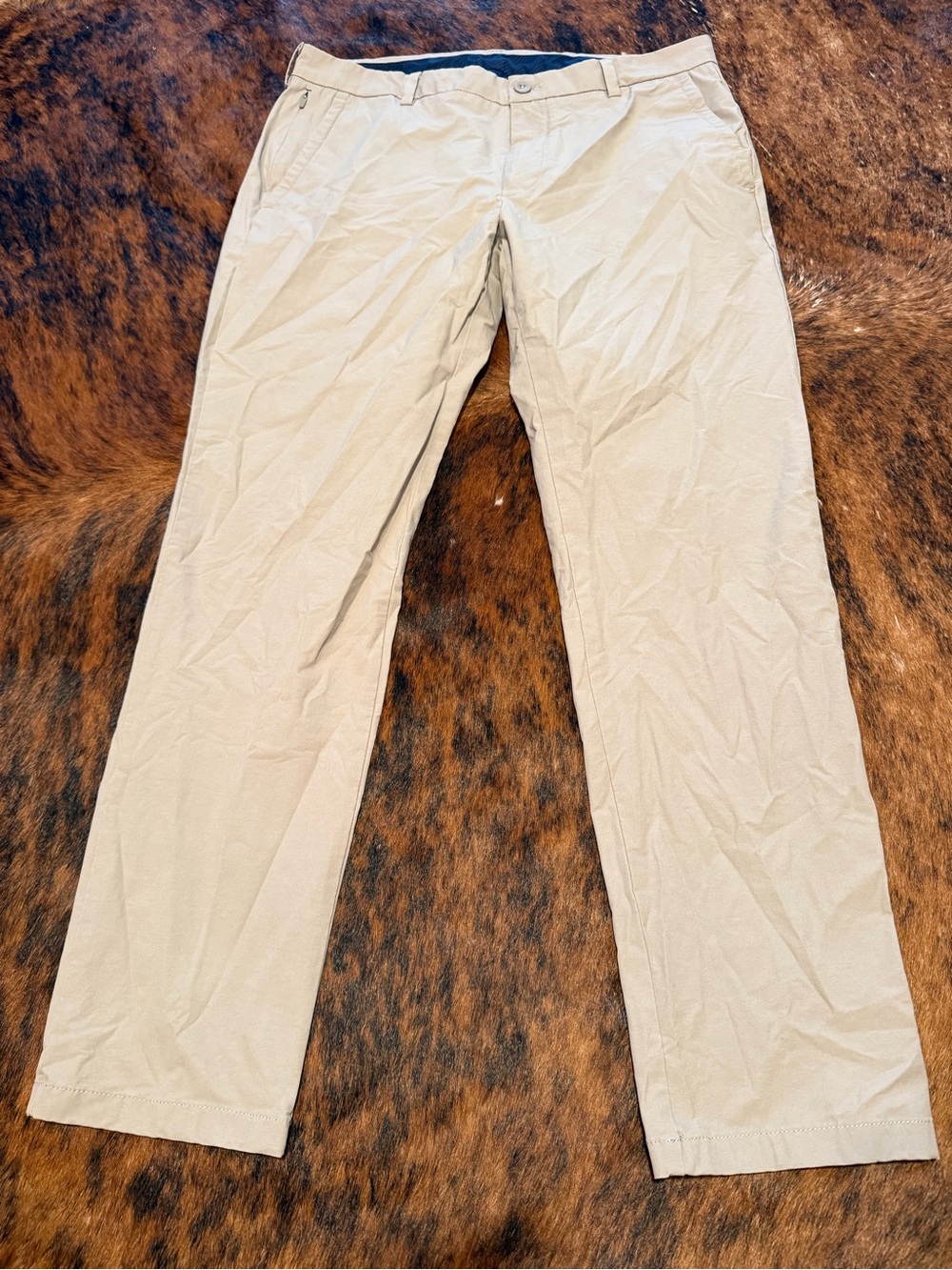 Vineyard Vines On-The-Go Pants Men's 34x30 Khaki OTG Performance Chino Stretch
